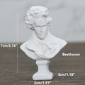 Greek Mythology God Goddess Hero David Venus Mozart Bust Figurine Sculpture Statue Plaster Sketch Practice Model Room Decoration