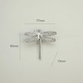 Nordic Gold Dragonfly Single Hole Brass Furniture Handle Luxurious Kitchen Drawer Handles Hardware Dresser Cabinet Pulls
