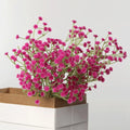 108Heads 63cm Babies Breath Artificial Flowers Plastic Gypsophila DIY Floral Bouquets For Handmade Wedding Party Home Decoration