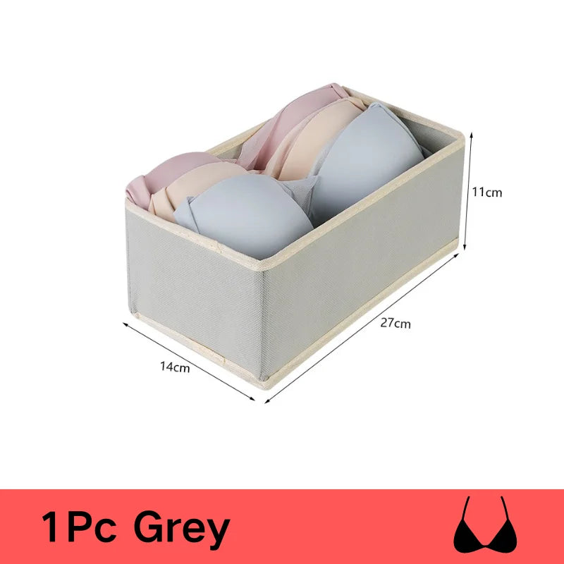 Underwear Organizers Of Cabinets And Drawers Wardrobe Clothes Bra Organizer For Underwear Socks Pants Home Foldable Storage Box