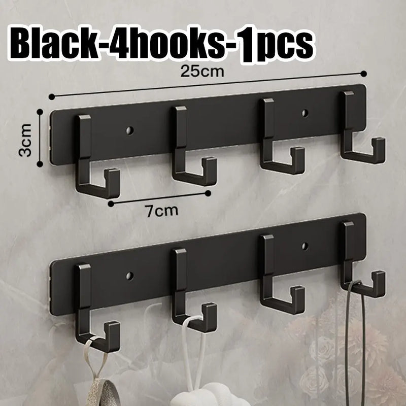 Kitchen and bathroom hangers load-bearing adhesive hooks strong adhesive towels bathroom walls without perforations wall mounted