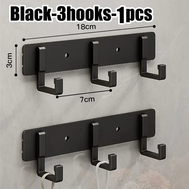 Kitchen and bathroom hangers load-bearing adhesive hooks strong adhesive towels bathroom walls without perforations wall mounted