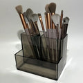 Transparent acrylic 3-5 grid makeup box,makeup brush bucket,makeup organizer,student desk pen holder jewelry storage box