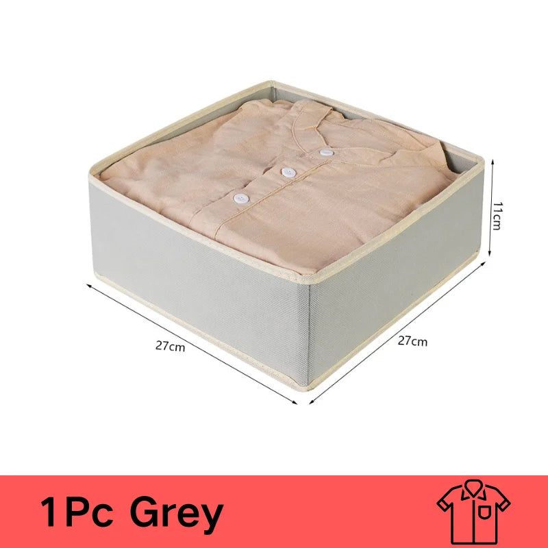 Underwear Organizers Of Cabinets And Drawers Wardrobe Clothes Bra Organizer For Underwear Socks Pants Home Foldable Storage Box