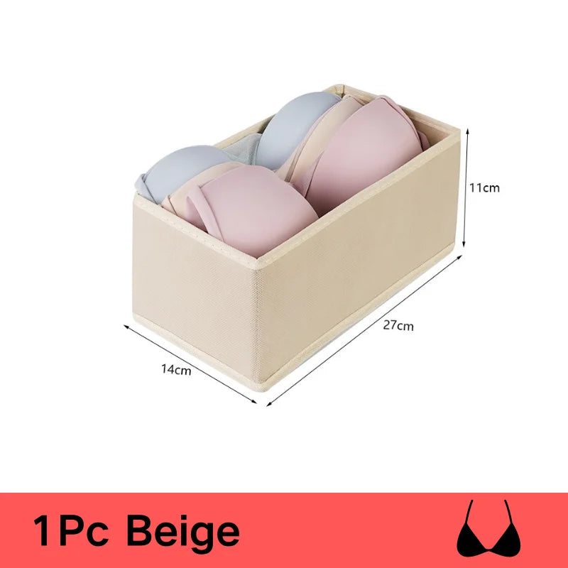 Underwear Organizers Of Cabinets And Drawers Wardrobe Clothes Bra Organizer For Underwear Socks Pants Home Foldable Storage Box