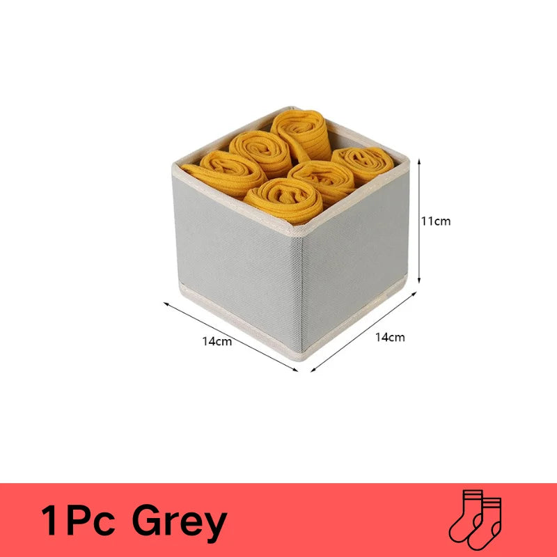 Underwear Organizers Of Cabinets And Drawers Wardrobe Clothes Bra Organizer For Underwear Socks Pants Home Foldable Storage Box