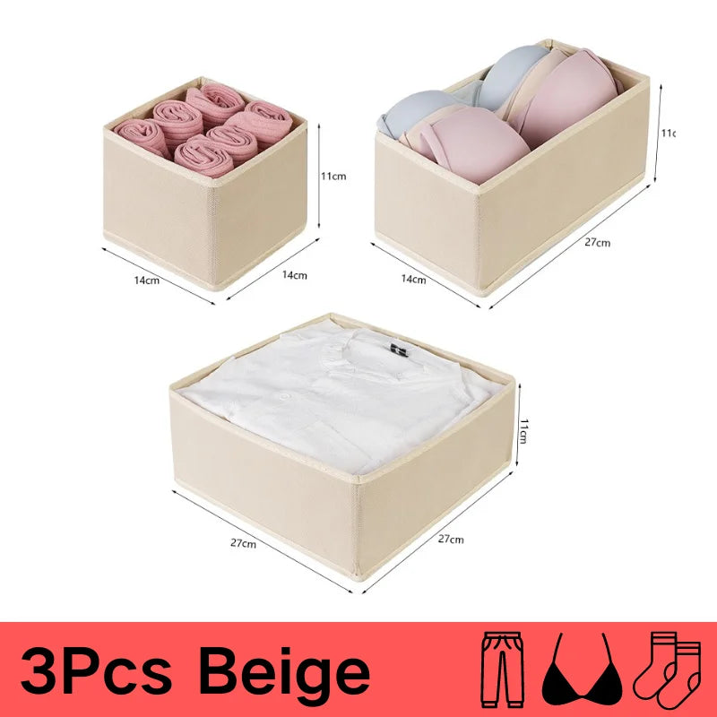 Underwear Organizers Of Cabinets And Drawers Wardrobe Clothes Bra Organizer For Underwear Socks Pants Home Foldable Storage Box