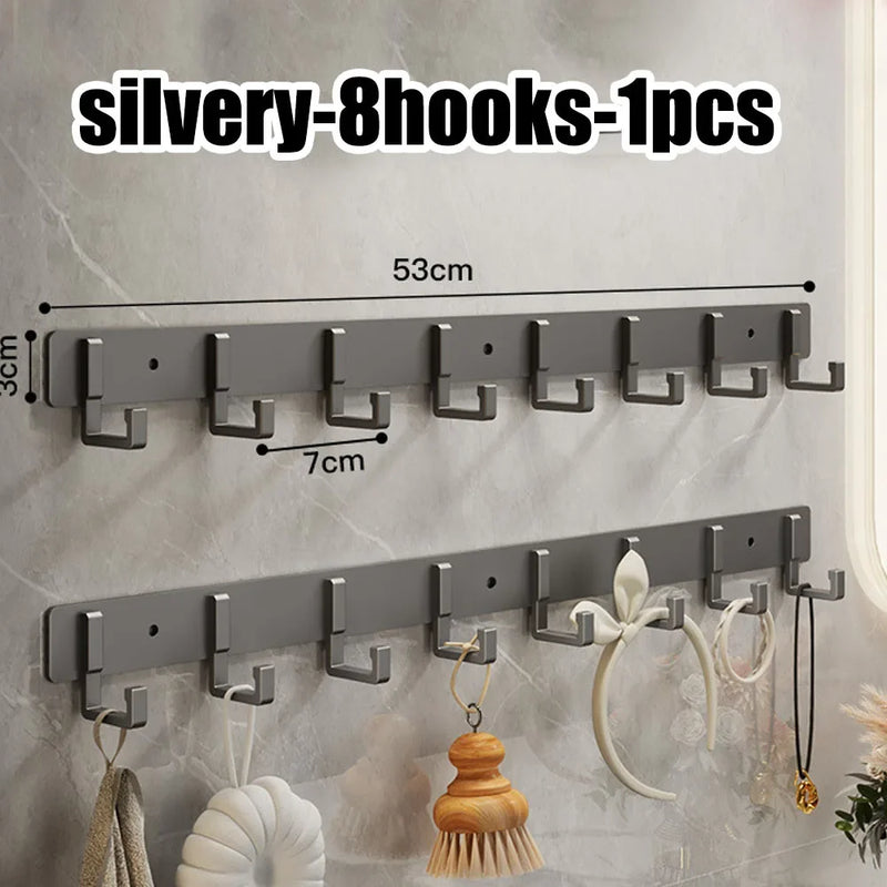 Kitchen and bathroom hangers load-bearing adhesive hooks strong adhesive towels bathroom walls without perforations wall mounted