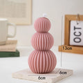 Creative Geometric Wave ball Scented Candle Home Festive Restaurant  Bar Decoration Atmosphere Fragrance  Candles  Ornaments