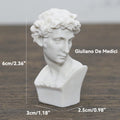 Greek Mythology God Goddess Hero David Venus Mozart Bust Figurine Sculpture Statue Plaster Sketch Practice Model Room Decoration