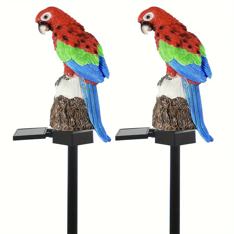 1 Pc Solar Sculpture Resin Owl Ground Plug Light Led Garden Lawn Courtyard Waterproof Animal Landscape Decoration Light