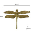 Nordic Gold Dragonfly Single Hole Brass Furniture Handle Luxurious Kitchen Drawer Handles Hardware Dresser Cabinet Pulls