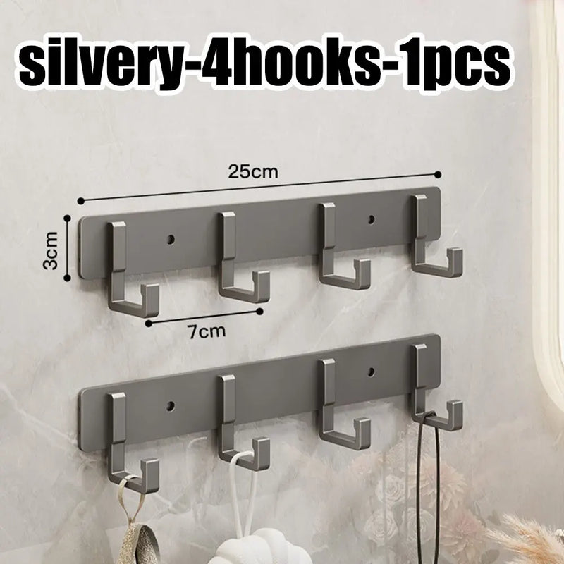 Kitchen and bathroom hangers load-bearing adhesive hooks strong adhesive towels bathroom walls without perforations wall mounted