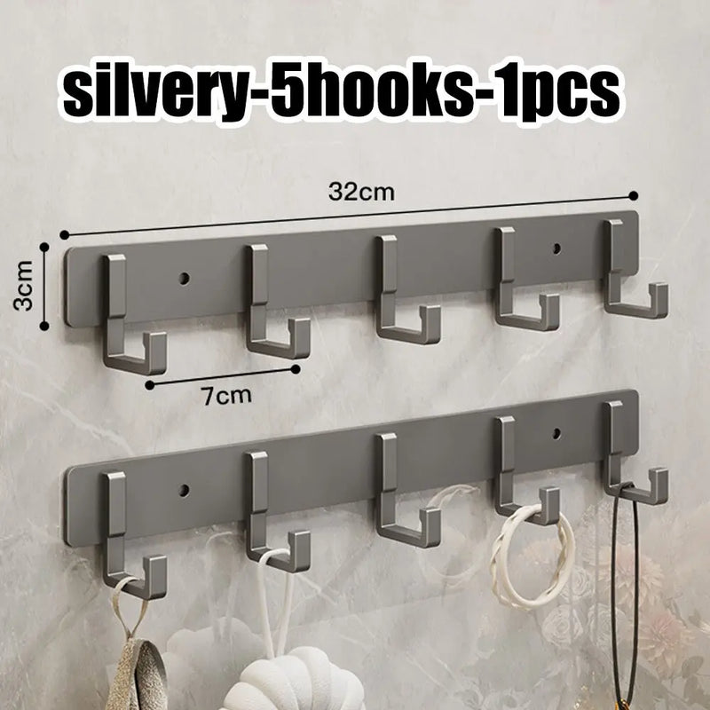Kitchen and bathroom hangers load-bearing adhesive hooks strong adhesive towels bathroom walls without perforations wall mounted